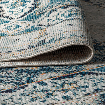 Osuna Diamond Vintage Medallion Area Rug